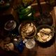 Dishes of things.